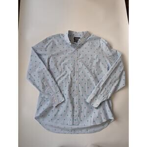 Bonobos XXL Slim Fit Blue Striped Button Down Shirt